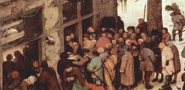 Volkszahlung zu Bethlehem, Pieter Bruegel the Elder